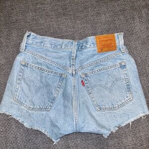 Levi’s High Rise Denim Shorts